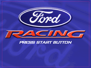 Ford Racing title screen for Playstation